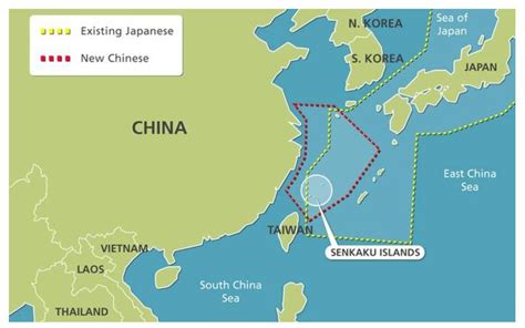 where are the disputed islands between china and japan